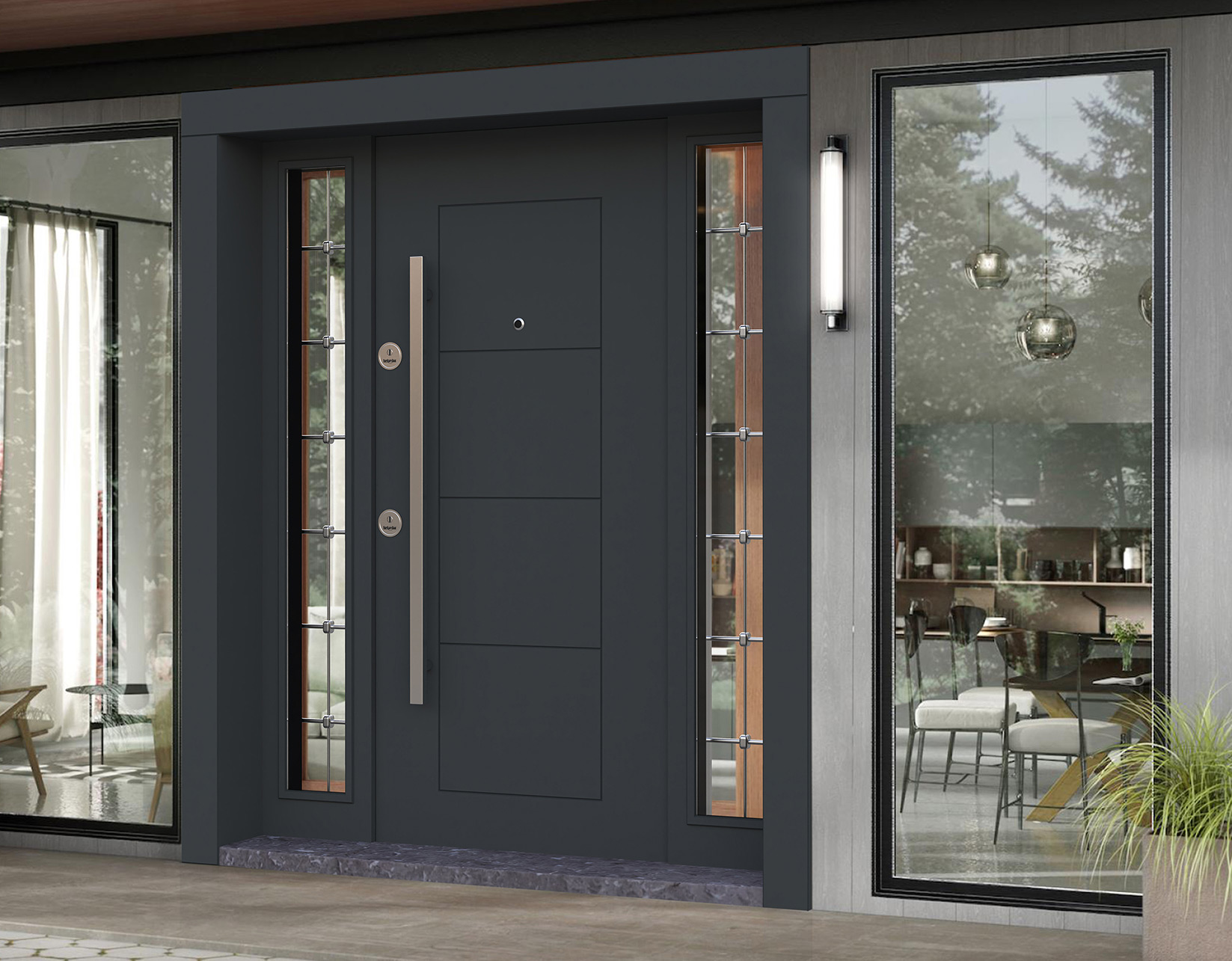 Evka 2 Çelik Kapıcı